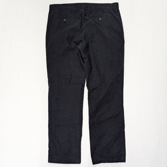 Banana Republic Men's Size 34 x 30 Aiden Fit Blue Pinstripe Pants - Picture 2 of 5